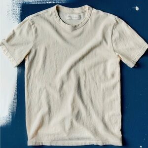 Imogene + Willie Classic Midweight Crew in White | Set of Two (size L)